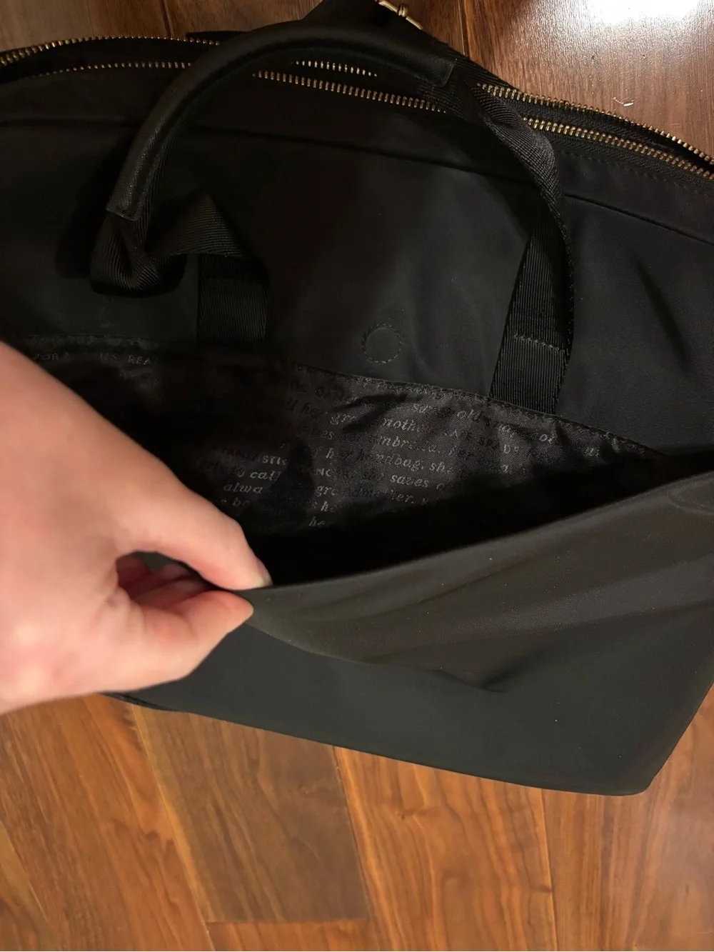 kate spade Black Nylon Laptop Messenger